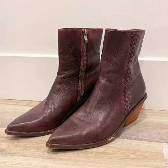 Antelope Ximena Boots Coffee/Wine Sundance - EU Size 39 (US 8-8.5) NWOT (no box) - Picture 4 of 5